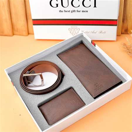 ست کیف پول و کمربند GUCCI کد : 30252